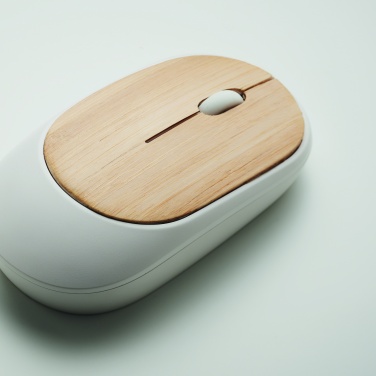 Logotrade advertising product image of: Wireless mouse in bamboo