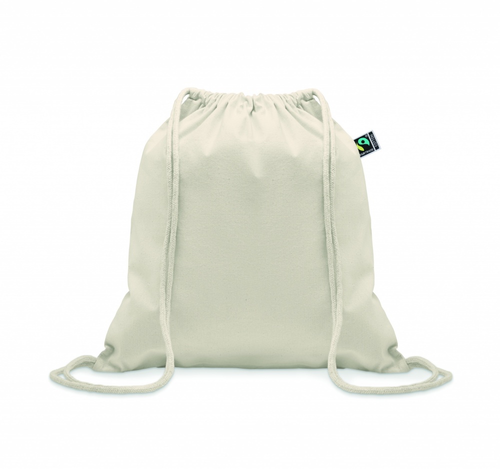 Logotrade corporate gift image of: Drawstring bag Fairtrade