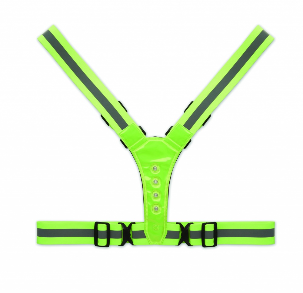 Logo trade promotional giveaways picture of: Reflective body belt with LED