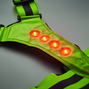 Logo trade promotional giveaways picture of: Reflective body belt with LED