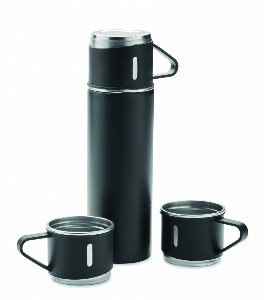 Logotrade advertising products photo of: Double wall bottle and cup set