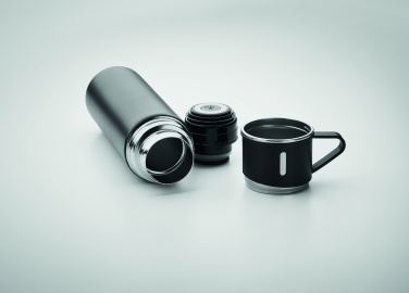 Logo trade promotional giveaway photo of: Double wall bottle and cup set