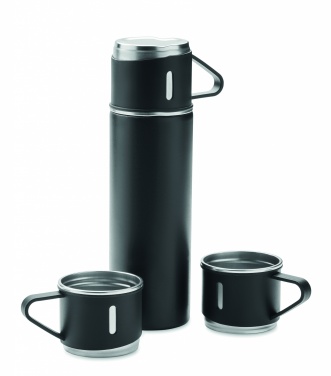 Logo trade advertising products picture of: Double wall bottle and cup set