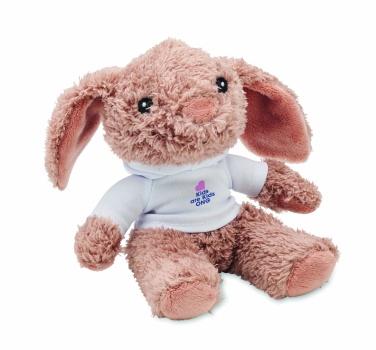 Logo trade advertising products picture of: Bunny plush wearing a hoodie