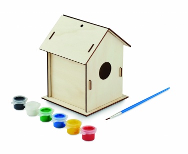 Logo trade promotional merchandise image of: DIY wooden bird house kit