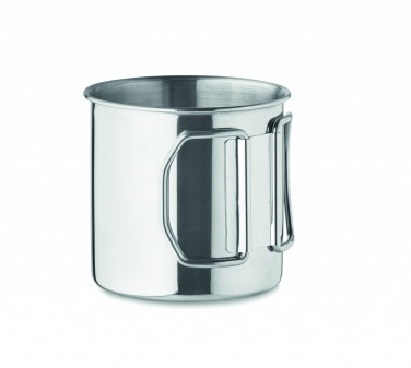 Logo trade advertising products image of: Stainless steel mug 330 ml