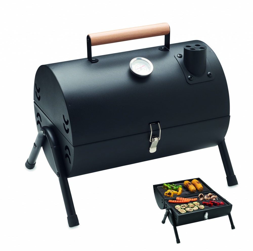 Logo trade promotional merchandise image of: Portable barbecue with chimney