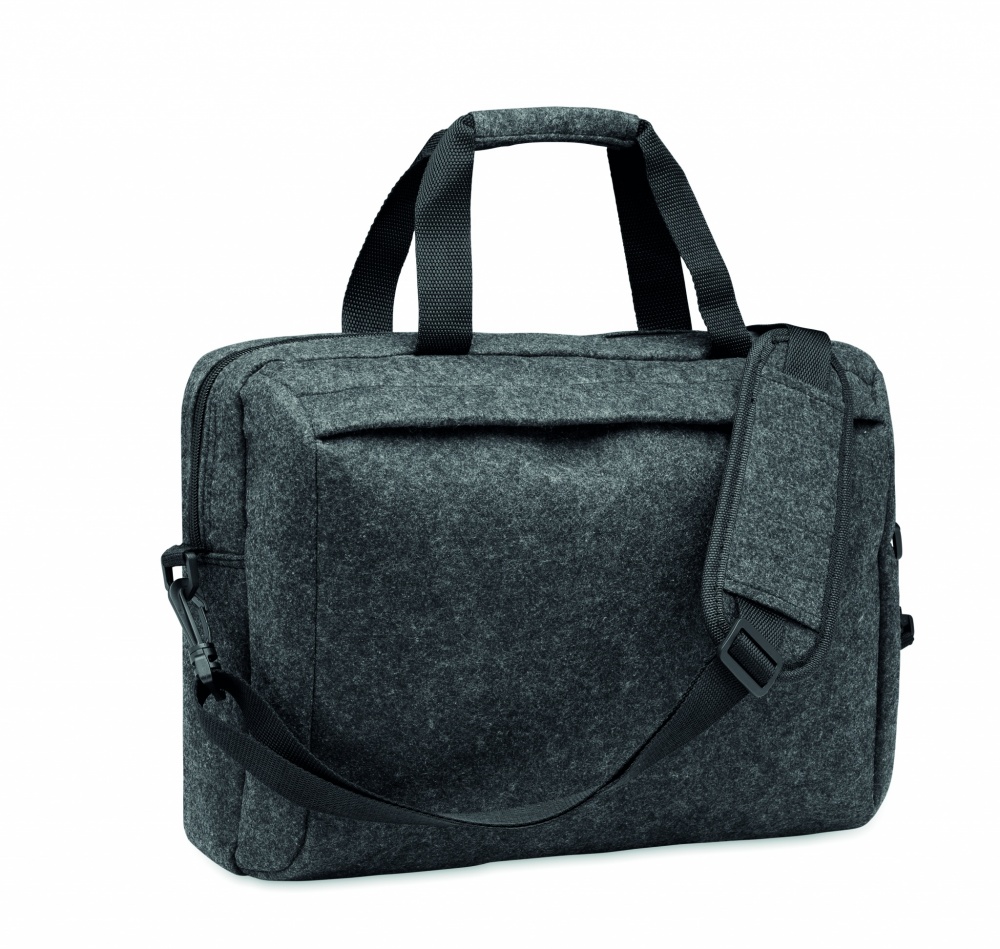 Logo trade advertising products image of: 15 inch RPET felt laptop bag