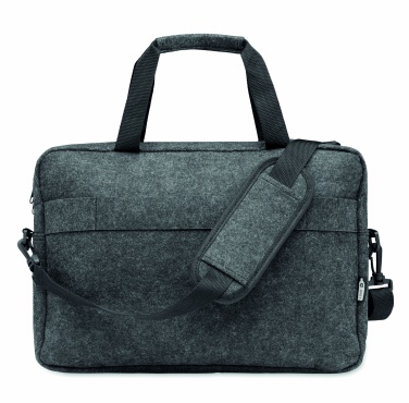 Logo trade promotional giveaway photo of: 15 inch RPET felt laptop bag