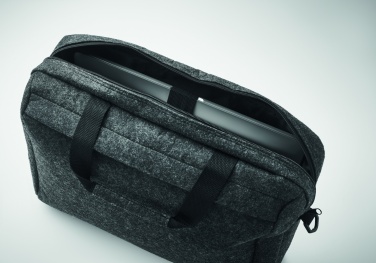 Logo trade promotional item photo of: 15 inch RPET felt laptop bag