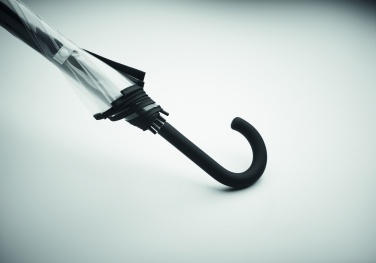 Logo trade corporate gifts image of: Transparent 23 inch manual open umbrella