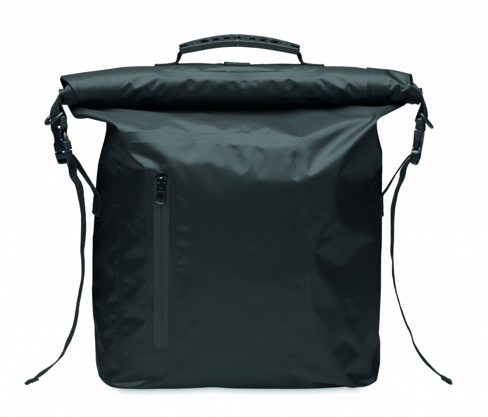 Logo trade promotional merchandise picture of: RPET waterproof rolltop bag