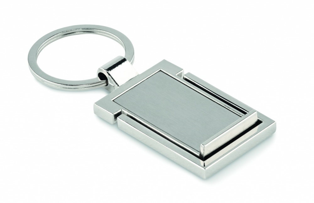 Logo trade promotional gift photo of: Metal key ring phone stand Seinajoki