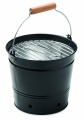 Portable bucket barbecue, Black