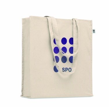 Logo trade promotional merchandise photo of: Organic cotton shopping bag