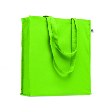 Logo trade promotional merchandise image of: Organic cotton shopping bag