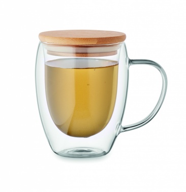 Logo trade promotional item photo of: Double wall borosilicate mug