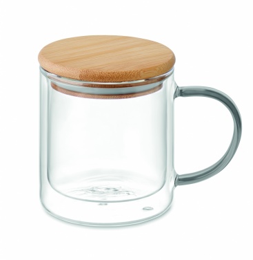 Logo trade promotional item photo of: Double wall borosilicate mug