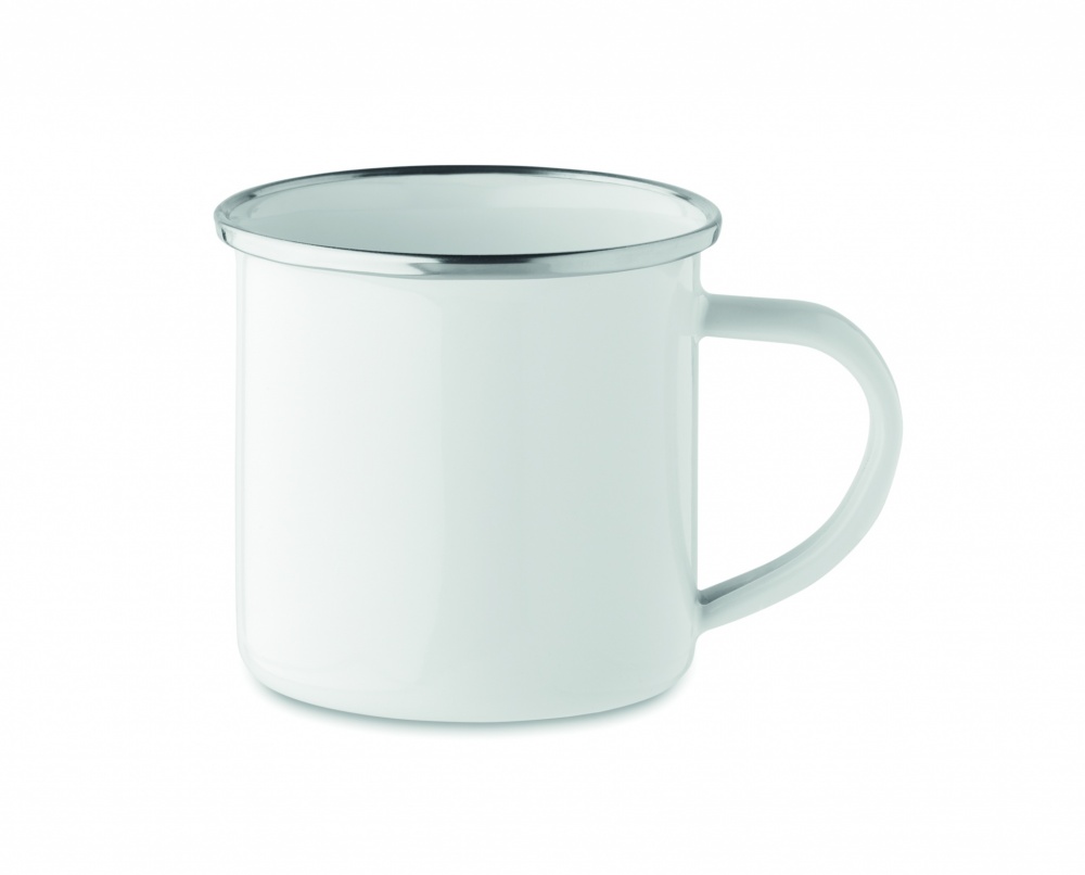 Logo trade promotional gifts image of: Enamel sublimation mug 200ml