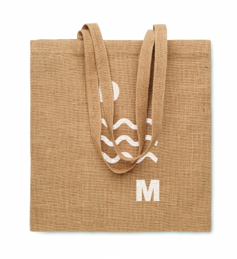 Logotrade advertising product image of: Jute long handled shopping bag