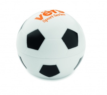 Logo trade promotional merchandise picture of: Lip balm in football shape