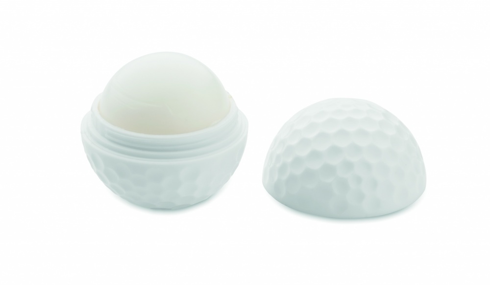 Logotrade promotional product picture of: Lip balm in golf ball shape