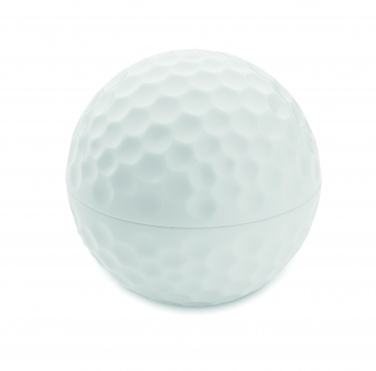 Logo trade promotional merchandise image of: Lip balm in golf ball shape