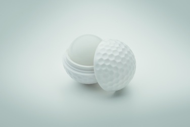 Logotrade promotional product image of: Lip balm in golf ball shape