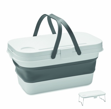 Logo trade corporate gifts image of: Collapsible picnic basket