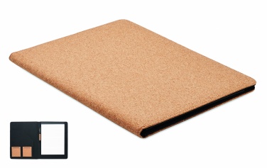 Logo trade promotional gifts image of: A4 cork conference folder