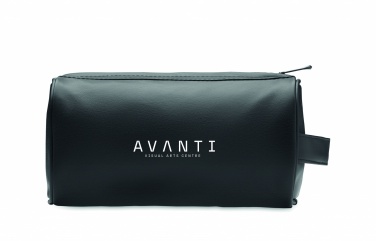 Logo trade business gift photo of: Soft PU cosmetic bag and zipper