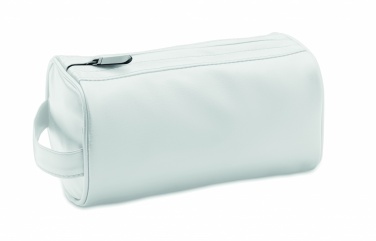 Logotrade promotional item picture of: Soft PU cosmetic bag and zipper