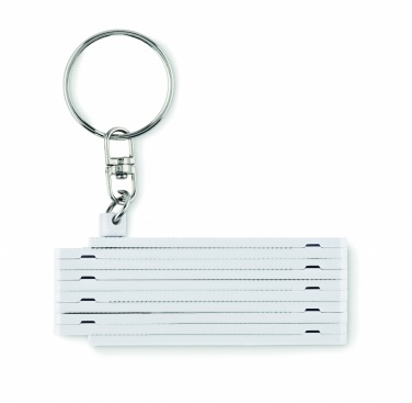 Logo trade promotional items picture of: Carpenters ruler key ring 50cm