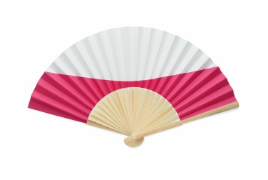 Logo trade promotional items image of: Manual fan flag design