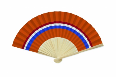 Logo trade promotional item photo of: Manual fan flag design