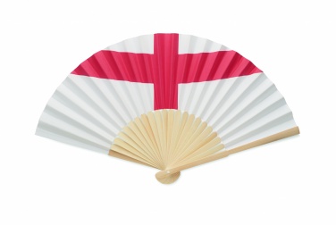 Logo trade promotional gifts image of: Manual fan flag design