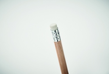 Logotrade promotional giveaway picture of: Natural pencil with eraser