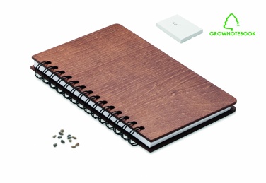 Logotrade promotional items photo of: A5 Birch tree GROWBOOK™