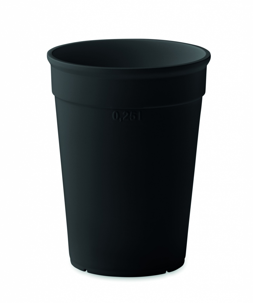 Logo trade promotional items picture of: Recycled PP cup capacity 250 ml