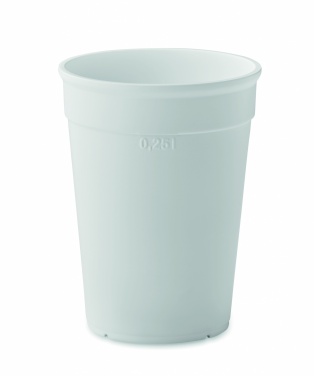 Logotrade promotional items photo of: Recycled PP cup capacity 250 ml