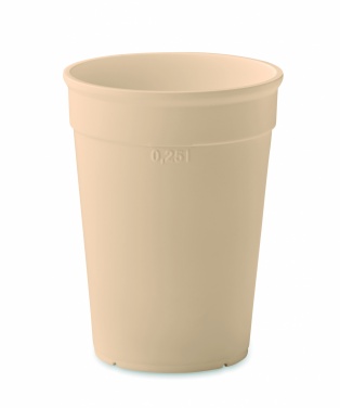 Logotrade promotional gift image of: Recycled PP cup capacity 250 ml