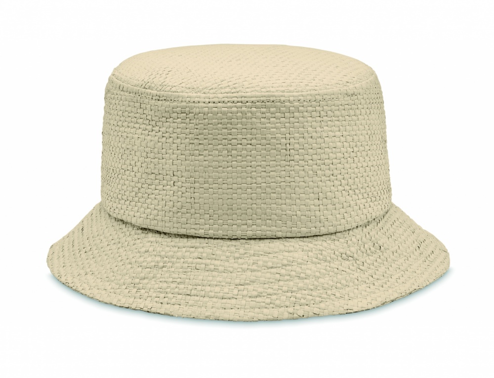 Logo trade advertising products picture of: 9aper straw bucket hat