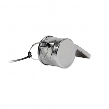 Logo trade promotional giveaways image of: Metal whistle