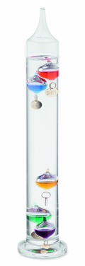 Logo trade promotional items image of: Galileo thermometer glass 28cm