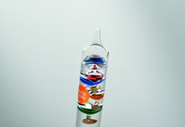 Logo trade promotional gift photo of: Galileo thermometer glass 28cm