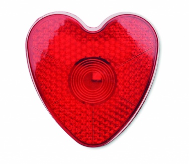 Logo trade advertising products picture of: Heart shaped reflector light