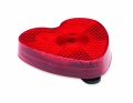 Heart shaped reflector light, Red