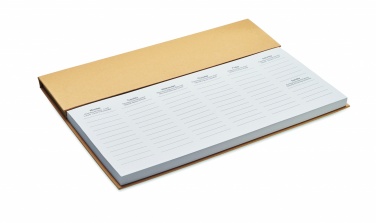 Logo trade advertising product photo of: Weekly desktop planner