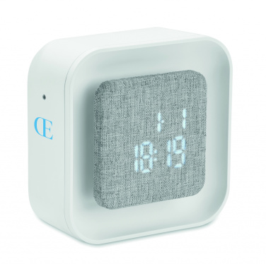 Logotrade corporate gift image of: Recycled ABS/RPET alarm clock Stuttgart