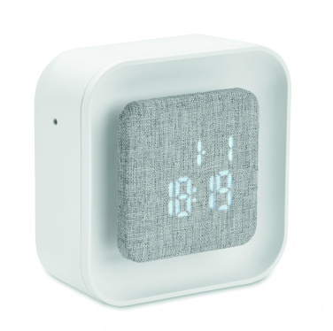 Logotrade promotional item picture of: Recycled ABS/RPET alarm clock Stuttgart